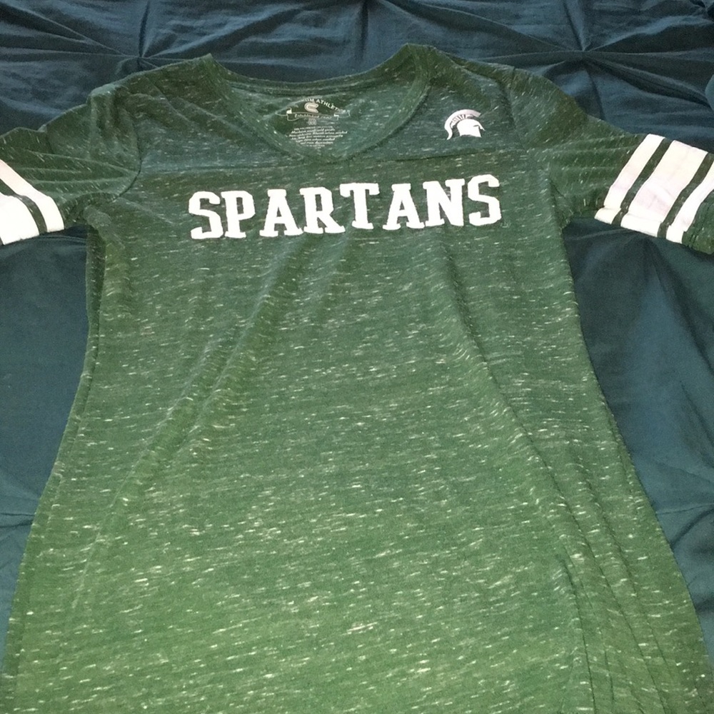 MSU shirt! GO GREEN!